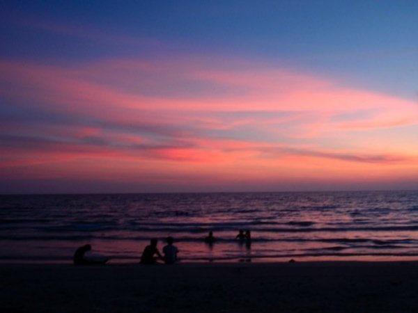 sunset in Ban Phe