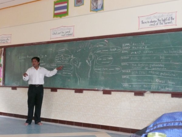 Kamal explaining the Basic Model