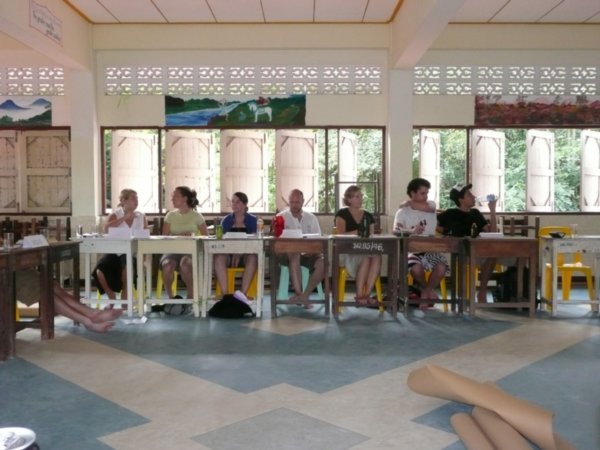 Our classroom at the temple school