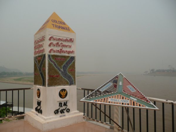 Sign marking the tourist trap that is the Golden Triangle