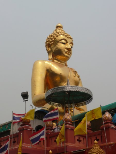 Big golden buddha for the Golden Triangle