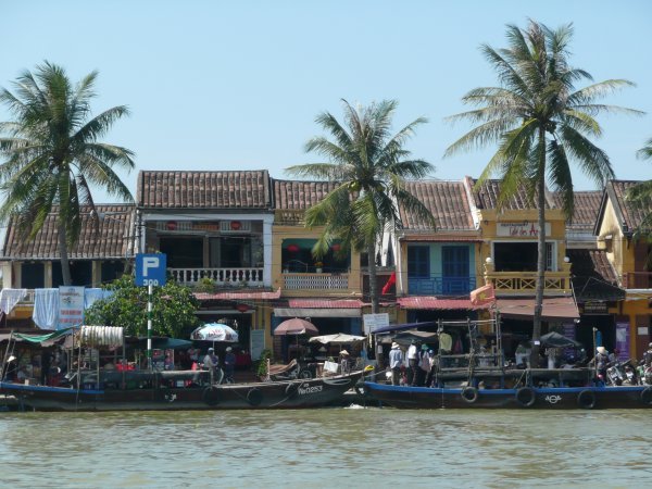 view of Hoi An riverfront