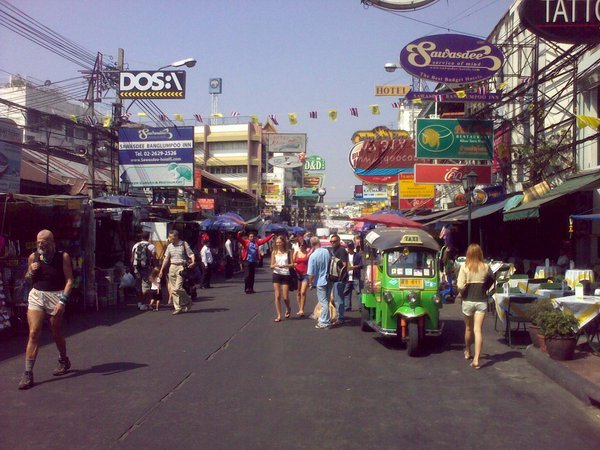 The quitest I ever saw Koh San Rd - Bangkok