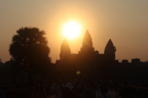 sunrise at Angkor Wat 1