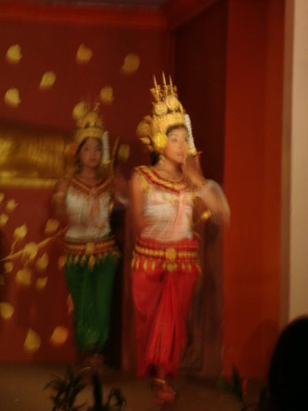 Traditional Cambodian dancer