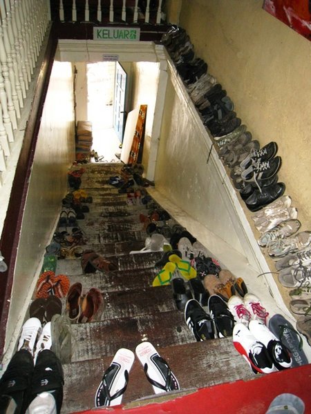 Schoen in het Hostel