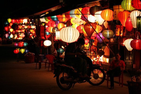 Lampionnenstallen in Hoi An