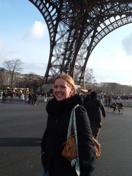 Erin and Eiffel Tower