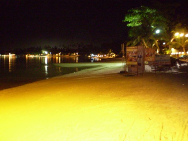 Chaweng Beach @ night