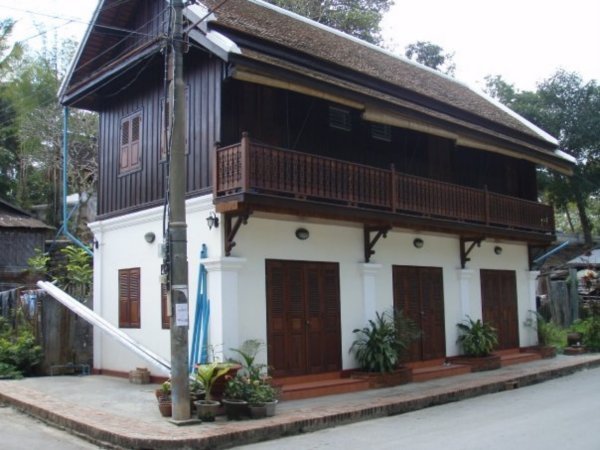 Typical house in Luang Prabang