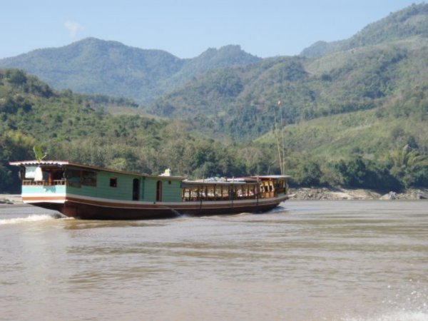 Slow boat up the Mekong to Pak Beng