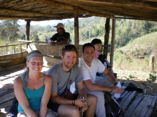 With Vicki and the crew whilst trekking