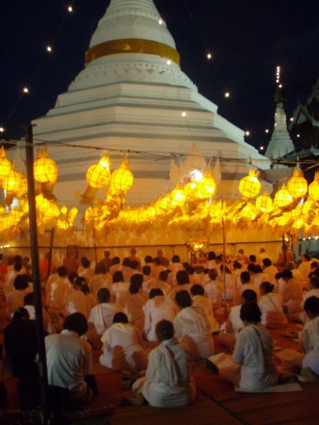 Festival @ Wat Phra That Doi Kong Mu, Mae Hong Son