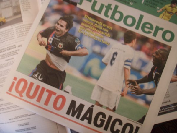Monday´s papers: Quito Magico!!!