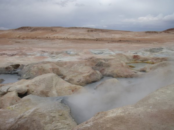 The geysers at 5000m