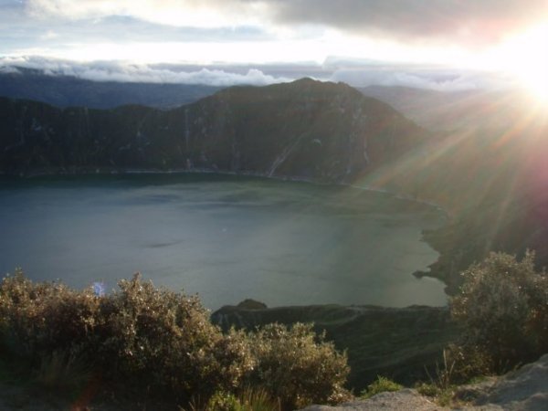 Quilotoa Crater @ Sunrise