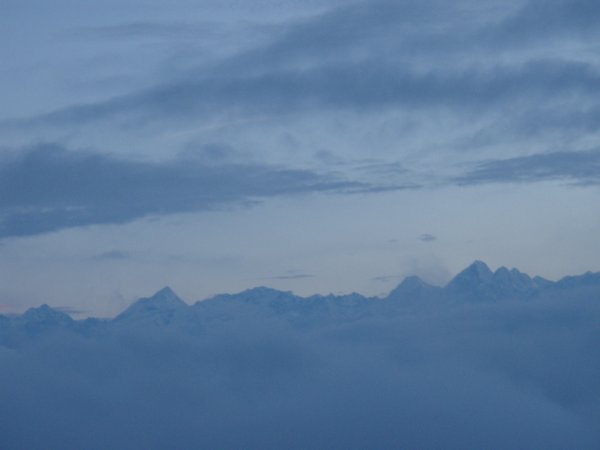 7000m mountains from Nagarkot