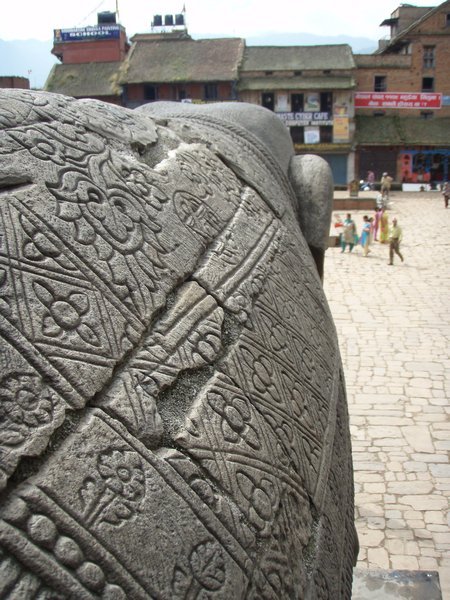 Elephant, Nyatapola temple, Bhaktapur