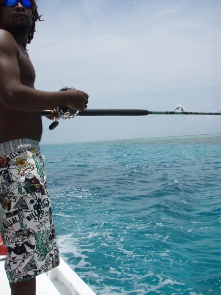 Jermaine fishing