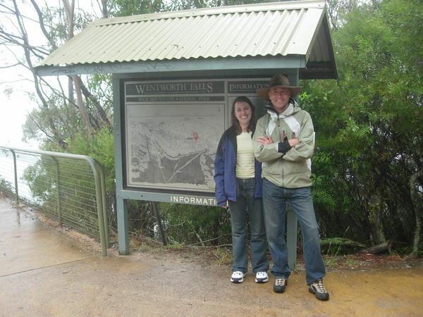 with Greg on the 1st day in the Blue Mountains...fog, fog, and more fog