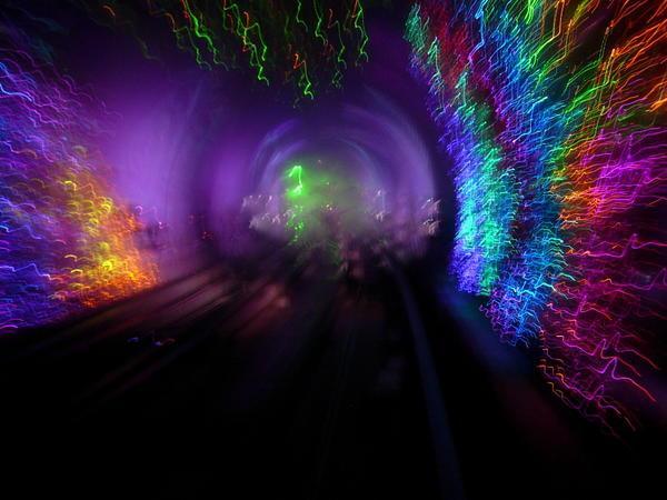 bizarre futuristic tourist tunnel 2