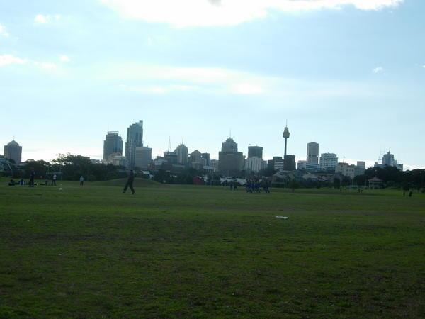 View of the city from Centennial Park