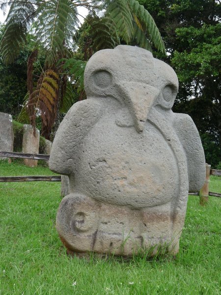 statues in San Agustin