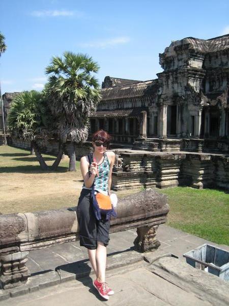 Chelsea at Angkor Wat