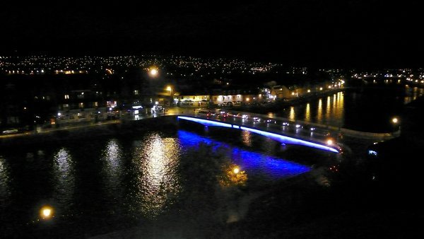 view of River Ness at night