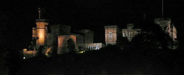 Inverness Castle at night