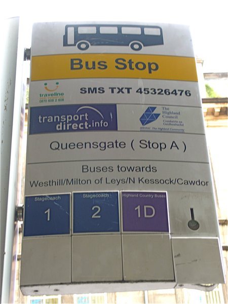 Inverness Bus schedule