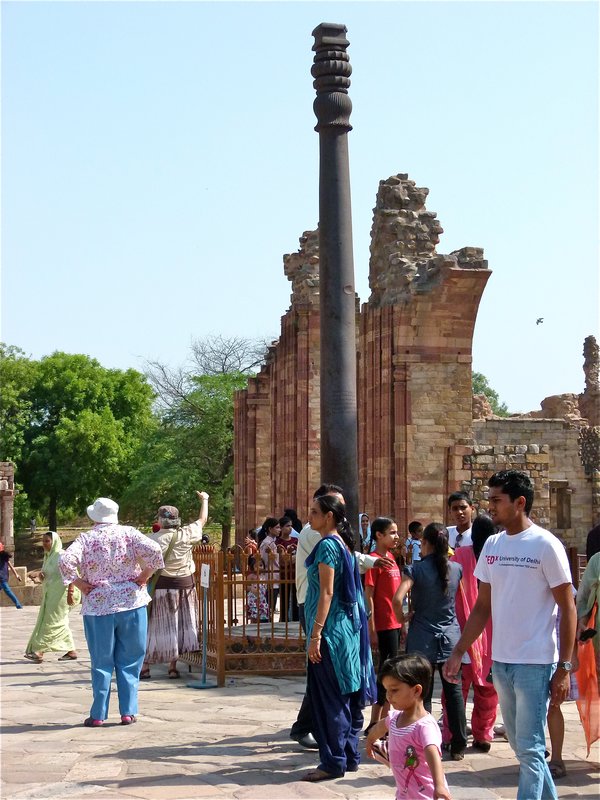 Iron column at Qutab Minar