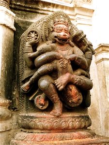statue of one form of Lord Shiva the Destroyer
