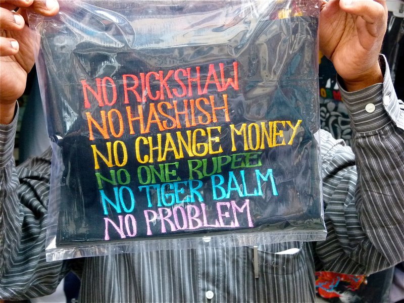 shirt hippies made to stop hawkers from bothering them