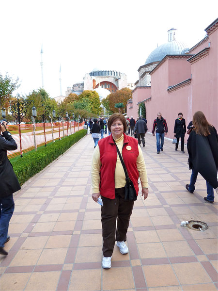 Entering Hagia Sophia
