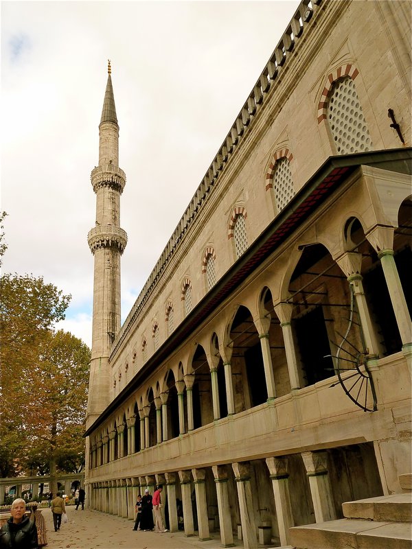 Blue Mosque courtyard