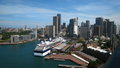 Sydney Harbour and our cruise ship