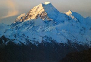 Mt Cook at sunset