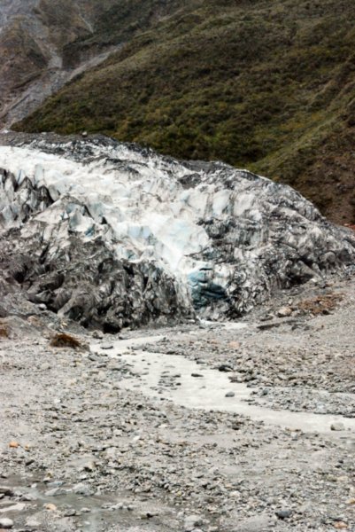 The retreating edge of the Glacier