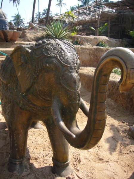 Elephant Sculptor, Anjuna