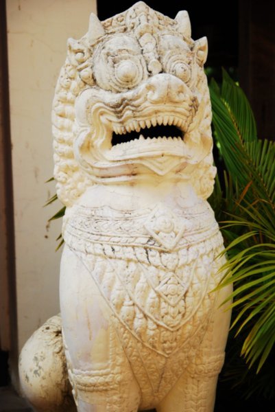 A lion guarded the Palace gates