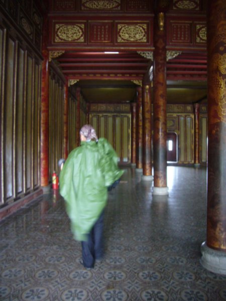 Inside the palace main hall