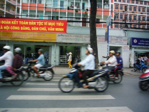 It's all hussle and bussle in Saigon