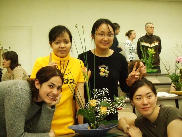 Our Ikebana arrangement!