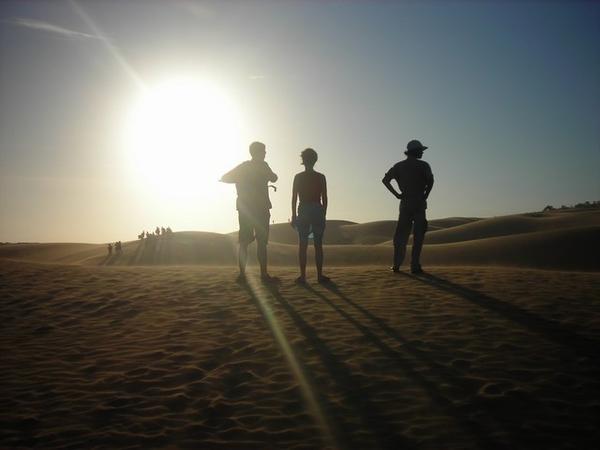 The dunes....