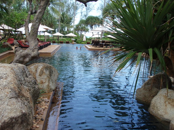 One of the smaller pools, near our room