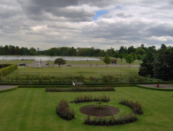 view from inside Kensington Palace