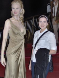 Nicole Kidman and I on the red carpet