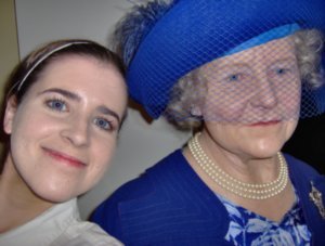the Queen Mother and I decided to take our own picture