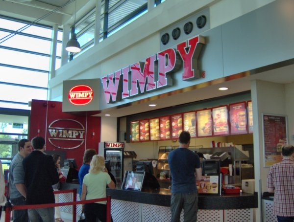 Wimpy's inside the rest stop